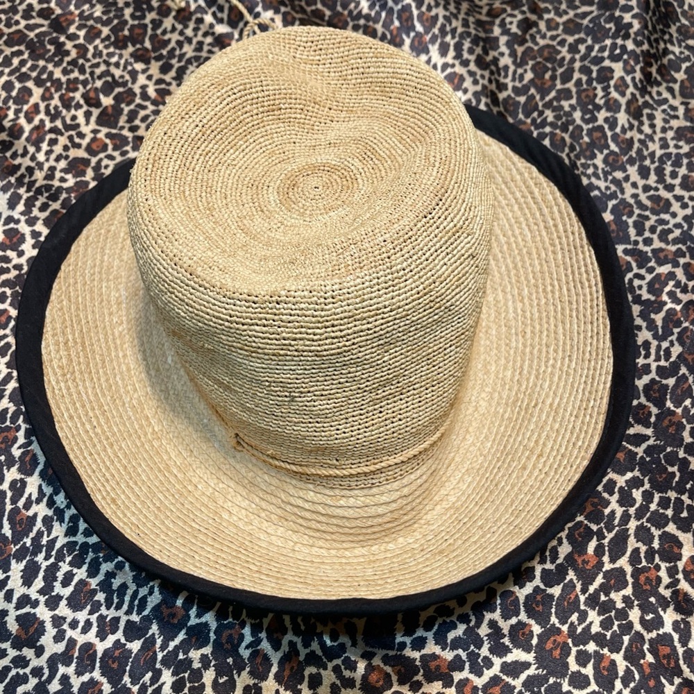 Jaden Rael Handmade in Madagscar 100% Raffia Straw Hat